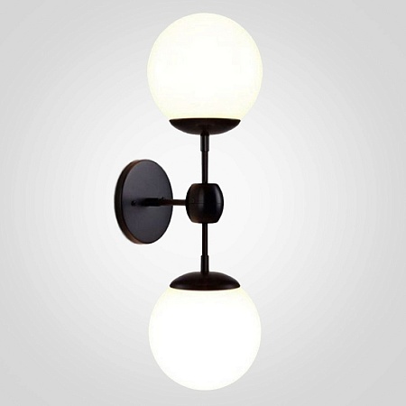 Бра Modo 2 Globes Black And White Glass Imperiumloft 84941-22 - фото