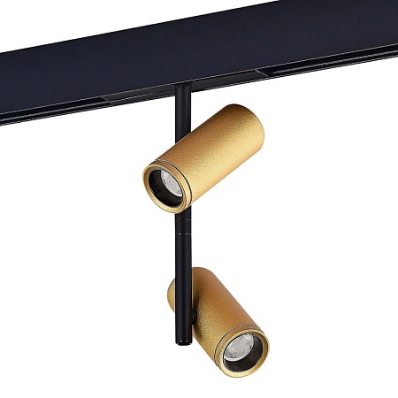 Магнитный трековый светильник Золотистый LED 1*16W 3000K 1 100Lm Ra>90 36° IP20 D45xH24 ST808.236.16 - фото