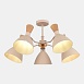 Светильник потолочный Бежевый/Бежевый, Светлое дерево, Золотистый E14 5*40W SLE1256-502-05 - фото