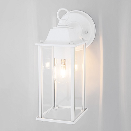 Уличный настенный светильник Brick белый IP33 1008D белый Elektrostandard - фото