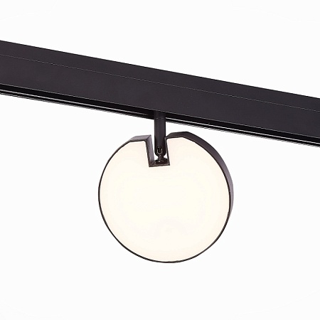 Магнитный трековый светильник Черный LED 1*15W 4000K 760Lm Ra>80 120° IP20 L150xW28xH21 ST359.446.15 - фото