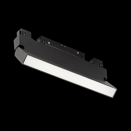 Магнитный трековый светильник Черный LED 1*12W 4000K 720Lm Ra>90 120 IP20 L219xW22xH108 ST363.446.12 - фото