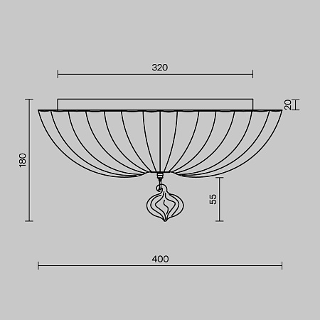 Потолочный светильник Maytoni Sienna C216-CL-03-N - фото