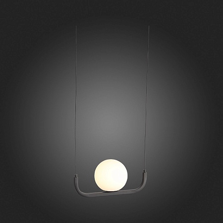 Светильник подвесной ST-Luce Черный/Белый LED 1*8W 3200K SL1581.403.01 - фото