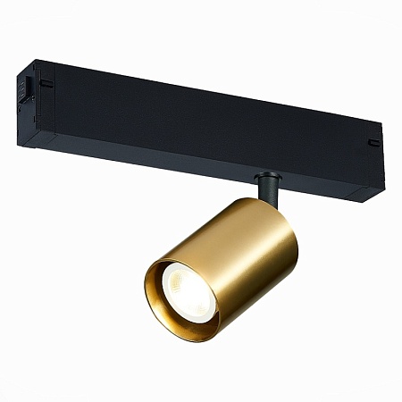 Св-к трек. Золотистый GU10 1*50W IP20 L82xW70xH172 180-240V Без ламп ST505.206.01 - фото