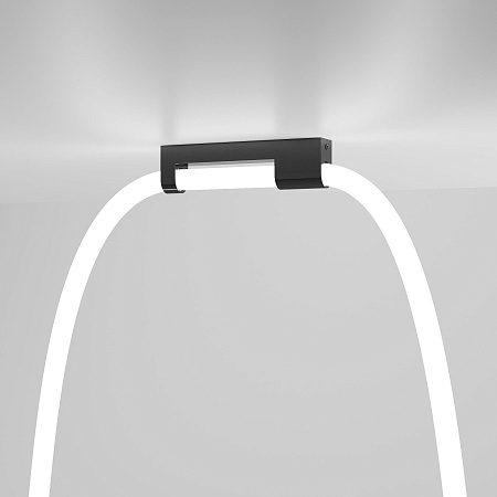 Накладные крепления для круглого гибкого неона Full light черный FL 28161 Elektrostandard - фото