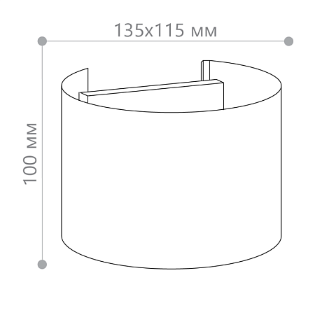 Светильник уличный светодиодный Feron DH013 2*3W, 450Lm, 4000K, черный - фото