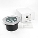 Светодиодный светильник тротуарный (грунтовый) Feron SP2803, 10W, AC/DC12V, низковольтный, 3000К, металлик, 160*H90mm, вн.диаметр: 110mm, IP67 - фото