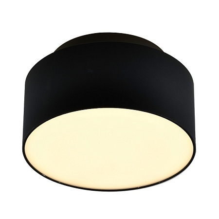Светильник потолочный Черный LED 1*12+5W 4000K 1 190Lm Ra>90 120 ° IP20 D110xH30 85-265 ST166.442.17 - фото