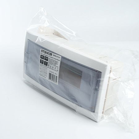 Бокс встраиваемый STEKKER EBX50-2/12-20 12 модулей, пластик, серия Standart - фото