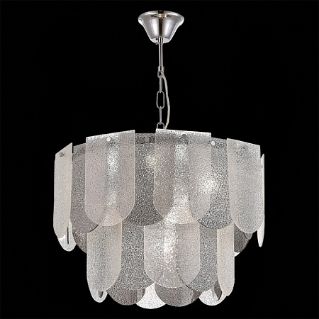 Светильник подвесной Хром/Прозрачно-Дымчатый E14 7*40W SLE1125-103-07 - фото