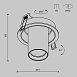 Встраиваемый светильник Technical FOCUS S C048CL-01-GU10-B - фото