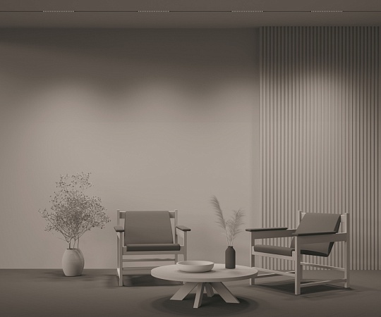 Трековая система Technical встраиваемая магнитная чёрная 380x160 TS-L-380-TR031-2-18W3K-B