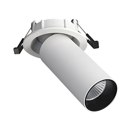 Св-к встр. Белый LED 1*7W 3000K 560Lm Ra>90 60° IP20 D95xH156 220-240VV ST759.538.07 - фото