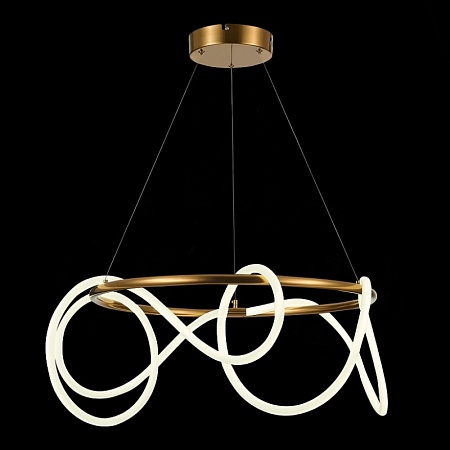 Светильник подвесной ST-Luce Латунь/Белый LED 1*35W 4000K SL6102.303.55 - фото