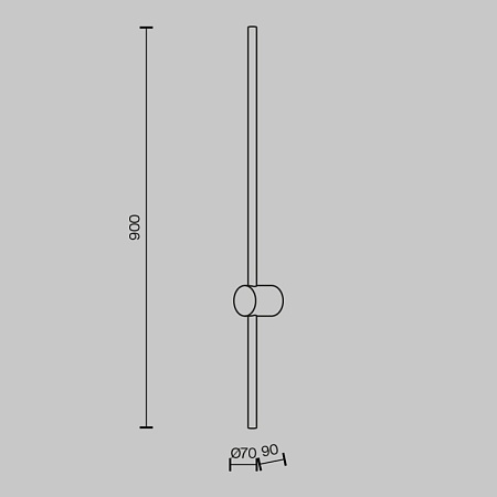 Настенный светильник (бра) Maytoni Light stick MOD237WL-L11BS3K - фото