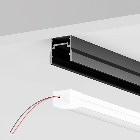 Профиль 2м Elasity IP накладной черный - фото