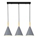 Светильник подвесной Черный/Серый E27 3*40W SLE1255-413-03 - фото