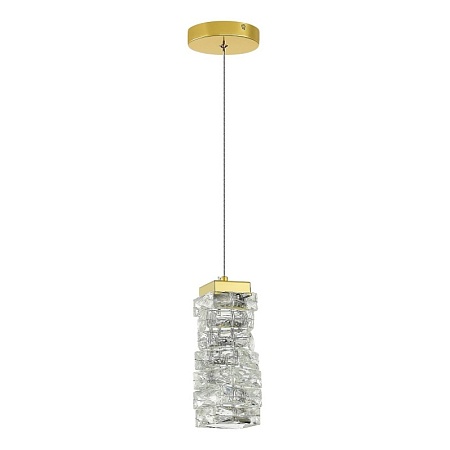 Подвес ST-Luce Золотистый/Прозрачный LED 1*8W SL6010.203.08 - фото