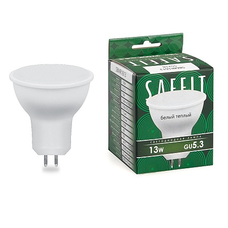 Лампа светодиодная SAFFIT SBMR1613 MR16 GU5.3 13W 230V 2700K - фото