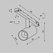 Трековый светильник Technical TR243-4-5WTW-DD2-B - фото