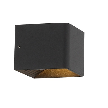 Светильник настенный ST-Luce Черный/Черный LED 1*6W 3000K SL455.041.01 - фото