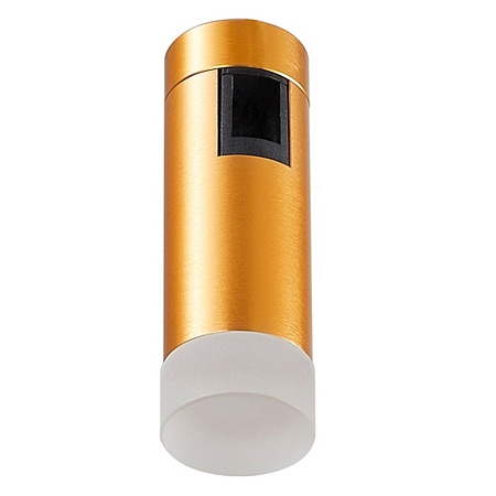 Магнитный трековый светильник FARM Золотистый LED 1*3W 3000K 93Lm Ra90 120 IP20 D29xH90 ST812.206.03 - фото