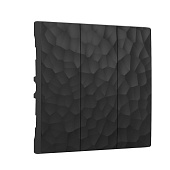 Набор клавиш для выключателя трехклавишного черный W1239008