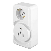 Розетка открытой установки для плит STEKKER PST32-53-20 с/з, 250В, 32А, белый