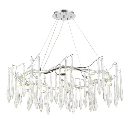 Светильник подвесной ST-Luce Хром/Хром, Прозрачный G9 12*5W 4000K SL1660.103.12 - фото