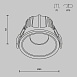 Встраиваемый светильник Technical Alfa LED DL043-01-15W4K-RD-W - фото