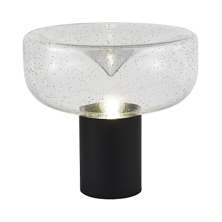 Прикроватная лампа ST-Luce Черный/С пузырьками воздуха E27 1*40W SL6014.424.01 - фото