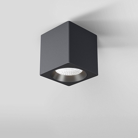 Светильник потолочный светодиодный Matrix 9W 4000К черный 25051/LED Elektrostandard - фото