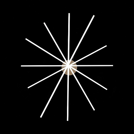 Светильник подвесной ST-Luce Матовое золото/Белый LED 6*16,6W 4000K SL394.223.06 - фото