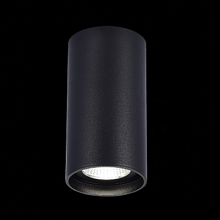 Светильник потолочный Черный LED 1*15W 3000K 1 200Lm Ra>90 60° IP44 D75xH140 220-265V ST157.432.15 - фото