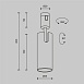 Трековый светильник Technical TR144-1-12W4K-W-BS - фото