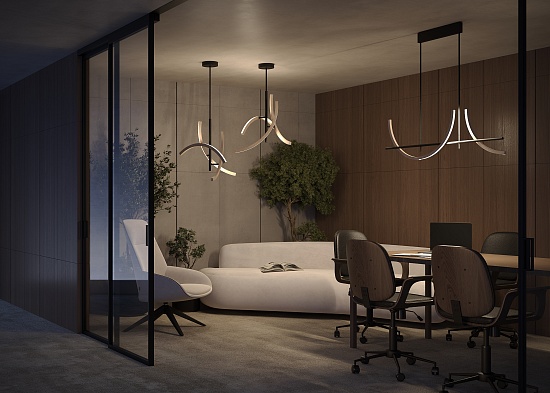 Подвесной светильник Maytoni MOD428PL-L27BK - фото