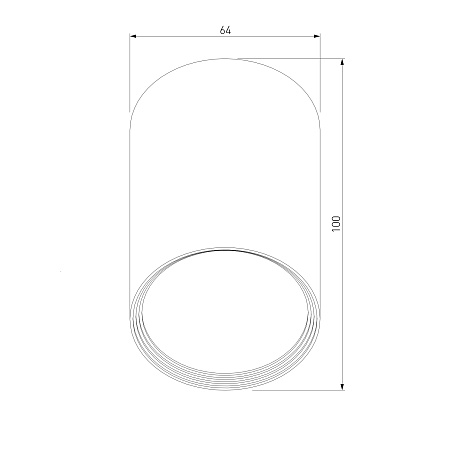 Уличный потолочный светильник Light IP65 35128/H белый Elektrostandard - фото
