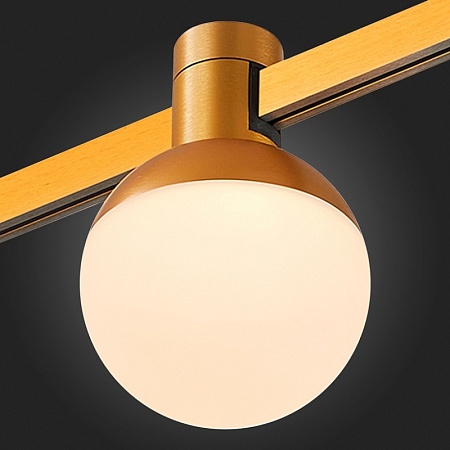 Магнитный трековый светильник FARM Золотистый LED 1*5W 3000K 89Lm Ra90 120 IP20 D75xH10 ST815.206.05 - фото