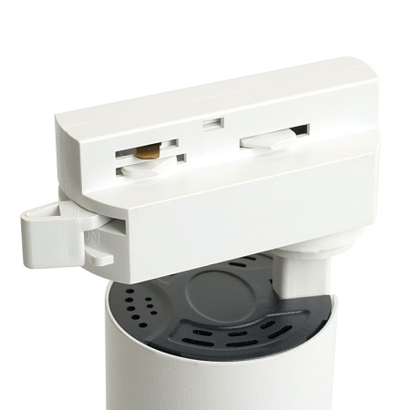 Светодиодный светильник Feron AL106 трековый однофазный на шинопровод 12W 2700K 80 градусов белый - фото