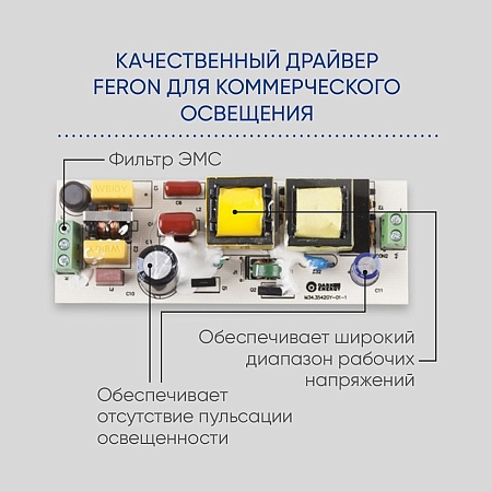 Светильник трековый на шинопровод FERON AL104 29689 - фото