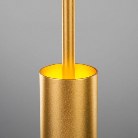 Подвесной акцентный светильник Eurosvet 50203/1 LED матовое золото - фото