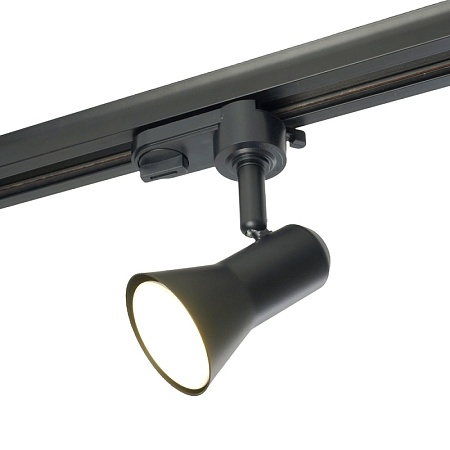Светильник Feron AL187 трековый однофазный на шинопровод под лампу GU10, черный - фото