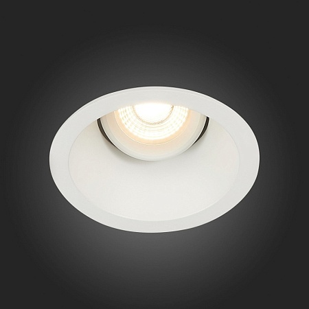 Св-к встр. Белый GU10 1*50W D103xH52 220V Без ламп ST207.508.01 - фото