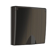 Накладка для розетки IP44 с крышкой бронзовый WL12-SKGSC-IP44-CP