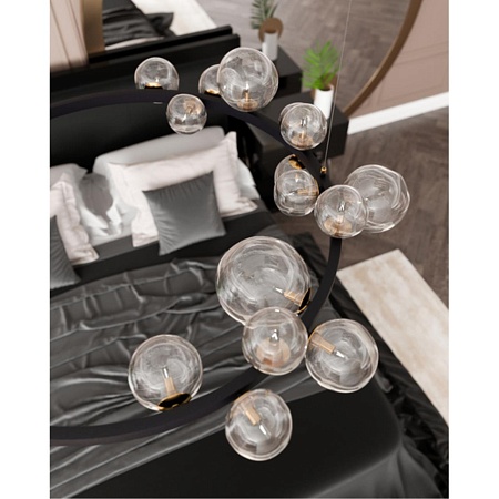 Подвесная люстра Arte Lamp VINCENT A7790SP-24BK - фото