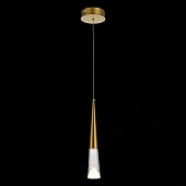 Люстра подвесная ST-Luce Золотистый/Прозрачный LED 1*3W 3000K SL6111.203.01