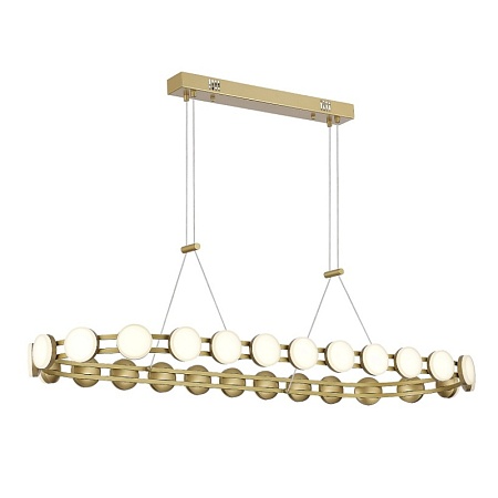 Светильник подвесной ST-Luce золотистый/белый LED 1*50W 4000K SL6610.203.26 - фото