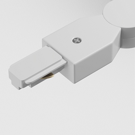 Коннектор поворотный шарнирный Unity белый - фото