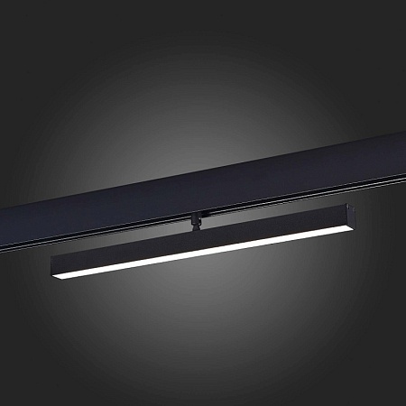 Магнитный трековый светильник Черный LED 1*12W 4000K 750Lm Ra>90 120° IP20 L405xW22,5xH ST802.446.12 - фото